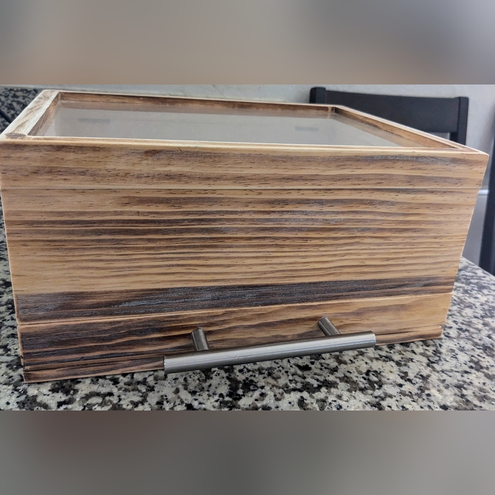 Large 2 Compartment Jewelry Box or Collectible Case.